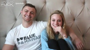 Dude with an ass fucks HOT COLLEGE Freshmen Blonde.
